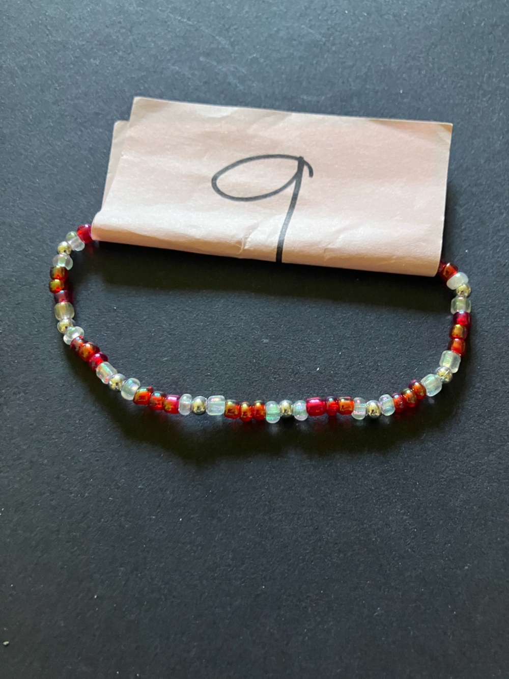 #9 handmade Swarovski bracelet